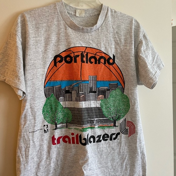 Tops - Vintage Portland Trail Blazers T-Shirt Womens L